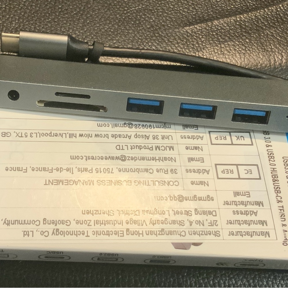 USB-C Hub with Multiple Ports
